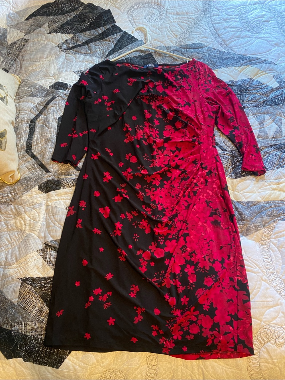Elegant Black and Red dress